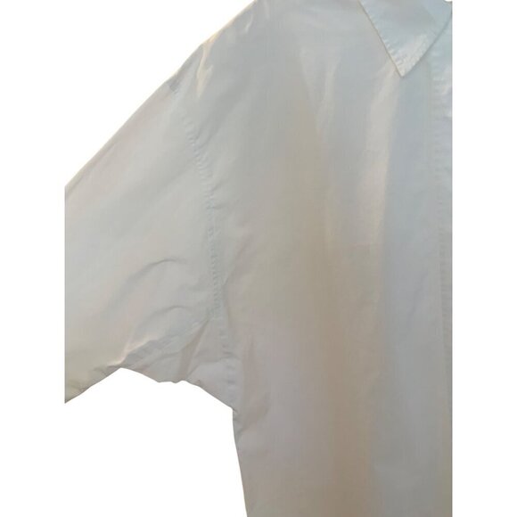 St John womens button down shirt signature buttons  oversized loose - Picture 2 of 9